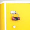 Gym Locker Lock,4 Digit Combination Lock,Safety Password Padlock for School