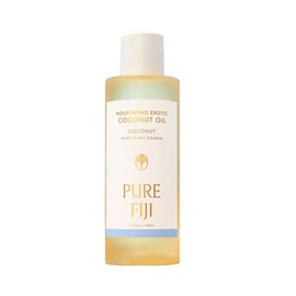 PURE FIJI Nourishing Exotic Coconut Oil 7.77 oz / 230 ml – Hydrating Body Oil, Moisturizing, Lightweight, Natural, Tropical Skincare, Multipurpose Use, Coconut Oil (7.77 oz, Coconut)