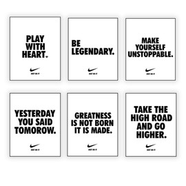 CREAARO Hypebeast Posters Unframed Motivational Slogans Poster Hypebeast Room Decor for Teen Boys Guys Men Room decor 6pcs 8x10