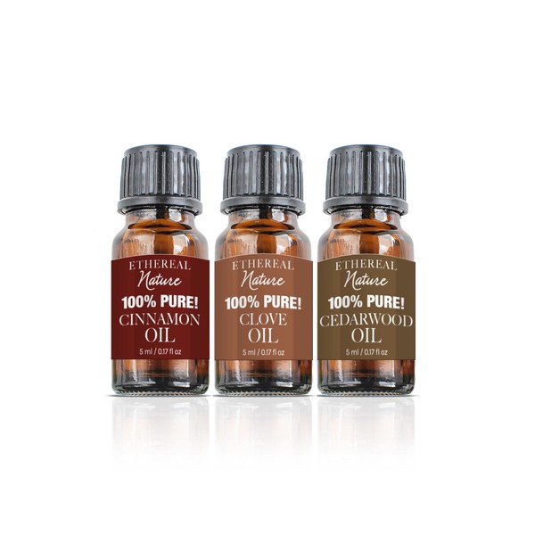 Ethereal Nature Pure Essential Oil 5ml 3 Pack- The Great