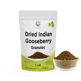Dried Amla/Gooseberry Cut & Sifted 1 LB | Rich in Vitamin C, Fibre | Phyllanthus emblica | by Yogi's Gift®