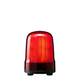 Patlite SL10-M1JN-R Indicator Light, Φ100 DC12-24V, Light Emitting Patterns (3 Types), Red Cab Tire Cord, 3 Point Bolt Foot Mount