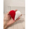 Crochet Potato Couple with Heart, Crochet Heat Hug Keychain, Hug