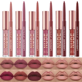Peel Off Matte Lip Tint 3 Colours Long Lasting Lip Stain Peel Off Matte Tattoo Colour Lip Gloss Waterproof Liquid Lipstick Non-Stick Cup Tinted Lip Stain (A, 3 Pieces)