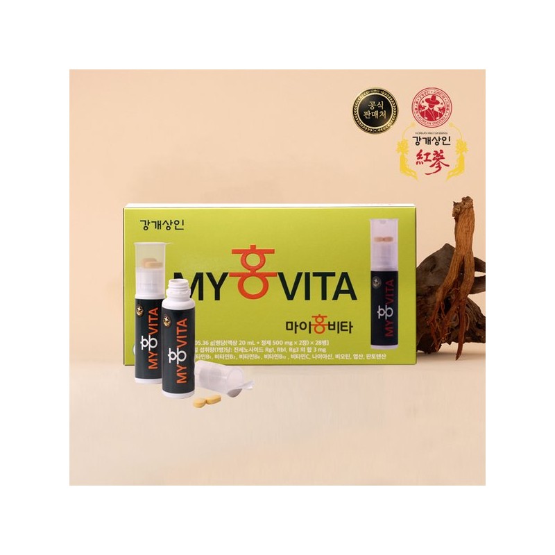 e강개상인 마이홍비타(20ml 환2정 x 28입) 6년근 홍삼과 비타민의 만남 eKang