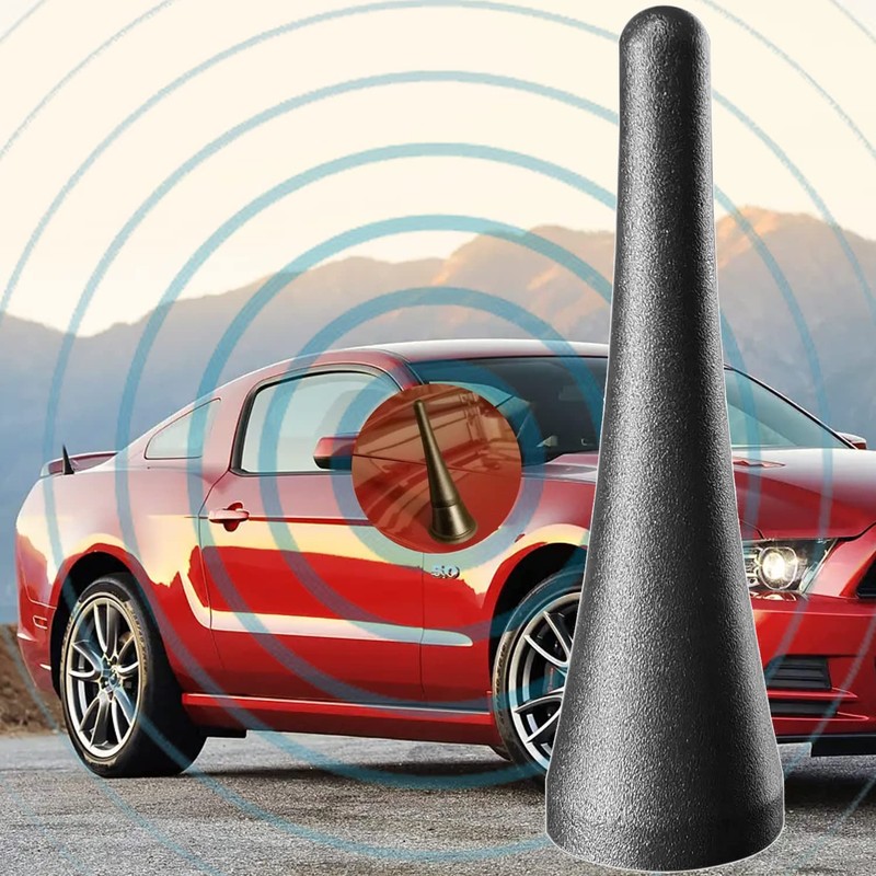 3.8 Inch Antenna for Ford Mustang (2010-2014), Aluminum Antenna Replacement