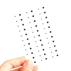 10Pcs Black Tear Mole Tattoo Stickers DIY Tear Mole Stickers Temporary Tattoo Body Art Dot Fake Tattoo Face Eye Corner Beauty Makeup Moles Temporary Tattoos