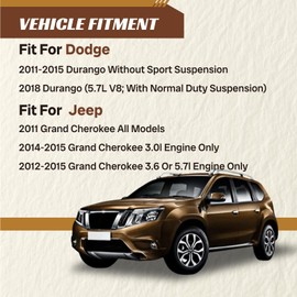 Chassora K750578 K750579 K750573 4PC Front/Rear Stabilizer Sway Bar End Link for Dodge 2011 2012 2013 2014 2015 2018 Durango, for Jeep 2011-2015 Grand Cherokee