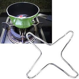 Stainless Steel Tea Pot Stainless Steel Gas Ring Trivet Reducer Stove Cooker Heat Coffee Pots Makers Pans Saute Pan Trivets Kitchen Accessories