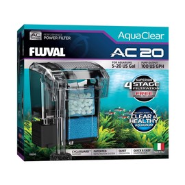 Fluval AquaClear AC20 379 LPH Aquarium Backpack Filter