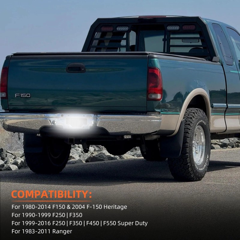 ErsatzProfiOnline for 1983-2011 Ford Ranger 2 x License Plate Lamp