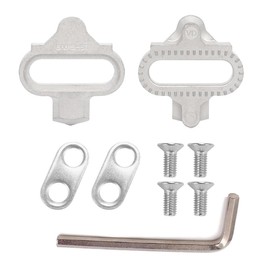 CPJJ Road bike shoe bindings cleats for Shimano SPD SM-SH51 Look Keo, suitable for indoor and outdoor roads, a