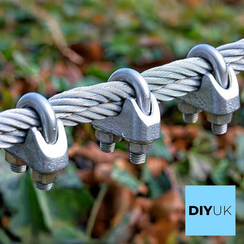 Wire Rope Clamp for 14mm Wire Rope Cable (Pack of: