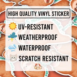 (3Pcs) 5 Minutes More Sticker Funny Quote Meme Sayings Decal Waterproof Vinyl Stickers Adult for Laptop Kindle Car Tumbler Water Bottle Mug Phone Journal - Size 3”x1.8”