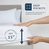 LANE LINEN Lane Linen Twin Fitted Sheet, 100% Organic Cotton,
