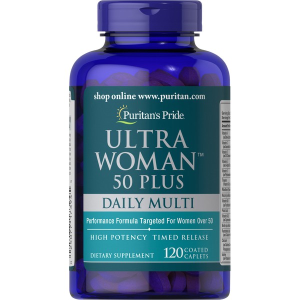 Puritan's Pride Ultra Woman 50 Plus High Potency Performance Time