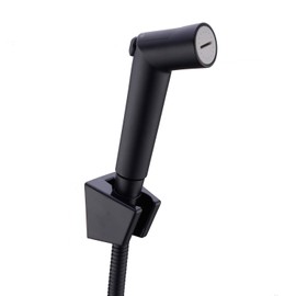TRUSTMI Toilet Bidet Sprayer in Matt Black with Hose and Bracket