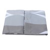 Waterproof Fabric Shower Curtain Liner Rust Resistant Grommets Machine Washable