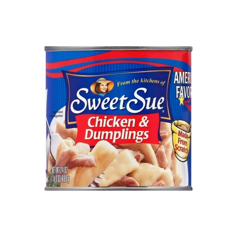 Sweet Sue Chicken & Dumplings 24 Oz Can (Pack of