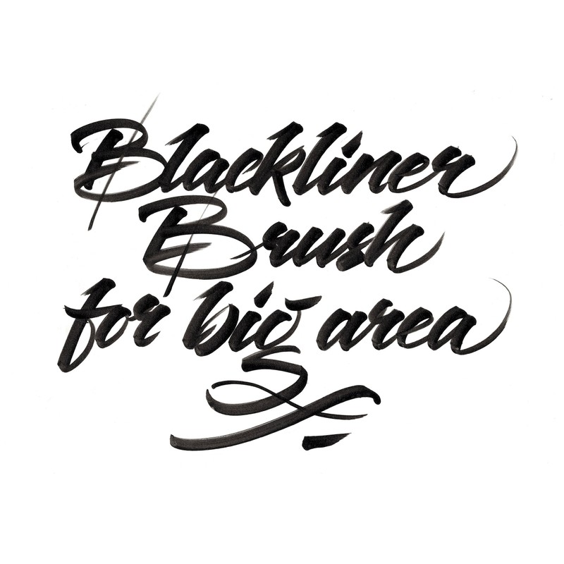 Molotow Blackliner Black Marker Brush - MO200486