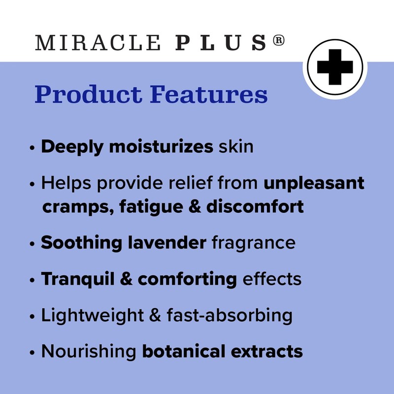 Miracle Plus Magnesium Cream For Leg Relief | Magnesium Lotion