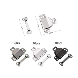 30 pcs 3 Colors Hook and Bar Fasteners for Trousers, Sewing Hooks and Eyes Closure fastenings for Skirt Dress Bra Sewing DIY Crafting