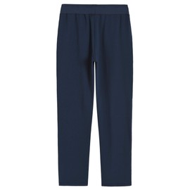 Weintee Women's Petite Cotton Sweatpants with Pockets L Navy