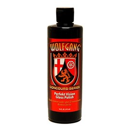 Wolfgang Perfekt Vision Glass Polish | Removes Water Spots & Road Film | Restores Glass Clarity | 16 oz. | WG-4300