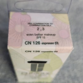 Clinique Even Better Makeup SPF 15  1 fl oz Espresso WN 126  (D)  NIB