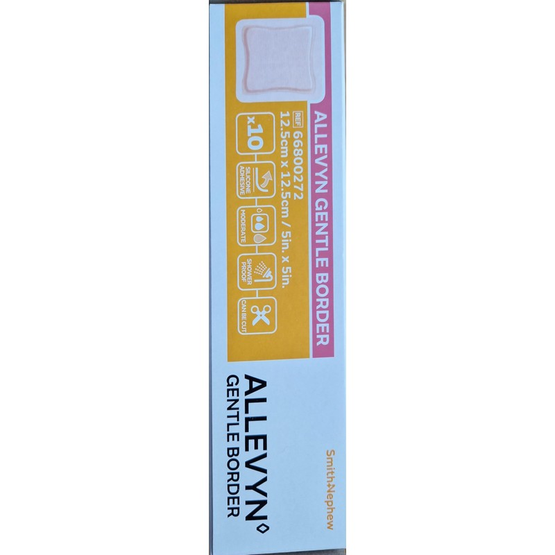 Allevyn Gentle Border Foam Composite 12.5 x 12.5 cm Pack