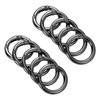PATIKIL 18x11x3.5mm Spring Gate O Rings, 10 Pack Round Snap