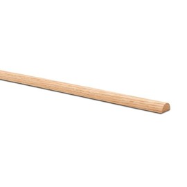 Split Oak Dowel Rods 3/4-inch x 36-inch, Unfinished Fluted Molding Trim for DIY & Dowel Feature Wall, by Woodpeckers (10, 3/4 Inch)