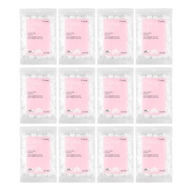 Hedume 1200 Count Cotton Balls, Pure Cotton, Fragrance & Chlorine-Free, Organic Cotton Balls (12 Pack × 100 Count)