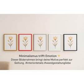 Ideal Trend Plastic Picture, Photo Frame, 10 x 15 cm up to 50 x 70 cm, Black , 30x40
