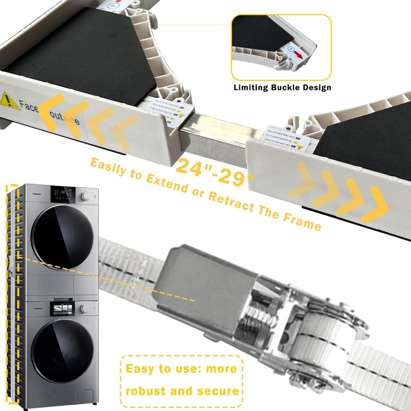 Universal Washer Dryer Stacking Kit - Reinforced Universal Stacking Kit