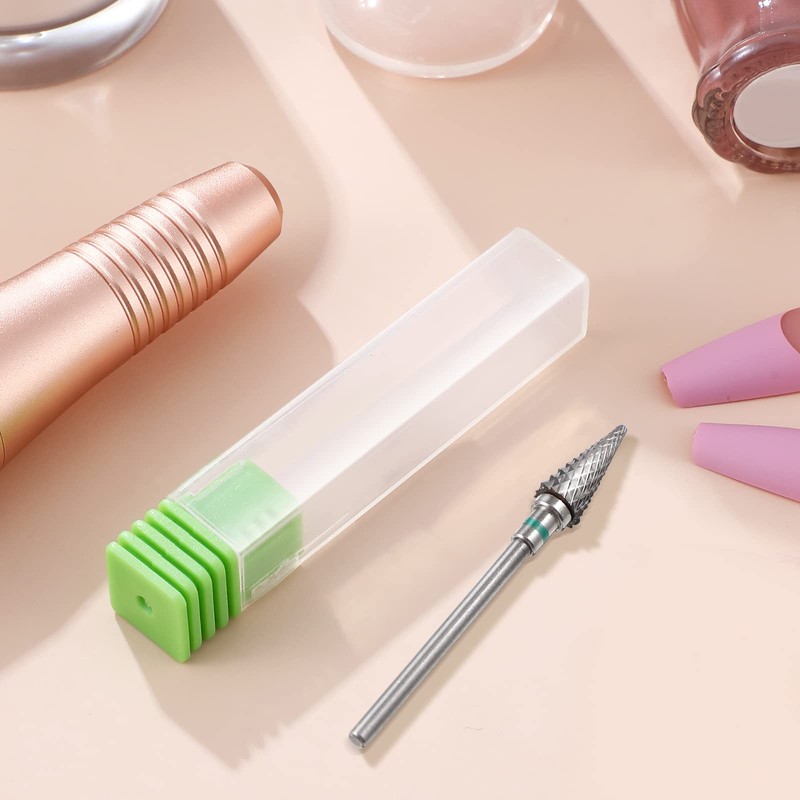 Frcolor Nail Cutter Attachment Cutter Bit Pear Shape Bit Milling