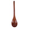 5Pcs Wooden Soup Spoon with Curved Handle Multi Purpose Rice