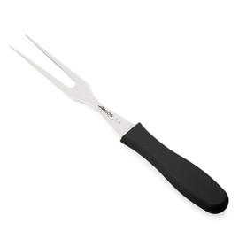 Arcos 290325 Series 2900-carving Fork-Blade Nitrum 180 mm (7.09 Inches) -Handle Polypropylene Black Colour, 18/8 Stainless Steel
