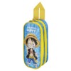 One Piece Monkey-Double Pencil Case, Blue, 22 x 9.5 cm