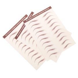 BESPORTBLE 3 Sheets Brow Lamination Realistic Eyebrow Sticker Kit Easy to Apply for Full Brows