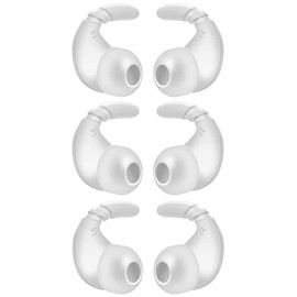 ALXCD Anti Slip Earhook Tips Compatible with Beats Studio Buds, 3 Pairs Anti-Slip Anti Lost Earbuds Hook Tips Sport Ear Tips, Compatible with Beats Studio Buds, Ear Hook White