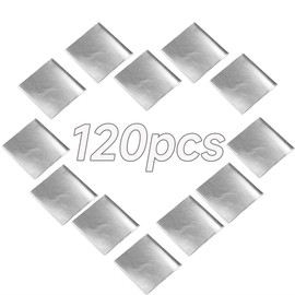 Gold Leaf Sheets 120 Sheets for DIY Art Decoration, Nails, Handicrafts, Bronzing, Furniture, Painting, Resin