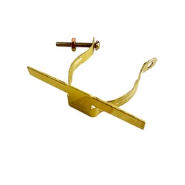 National Artcraft® Brass Mounting Bracket with Screw for Night Light Shade - Fastens onto Night Light Module Base - (10/pack)