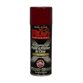 General Paint & Manufacturing XOP-39 X-O Rust Professional Rust Preventative Paint and Primer in One Spray with 360-Degree Spray Tip, Fiesta Red