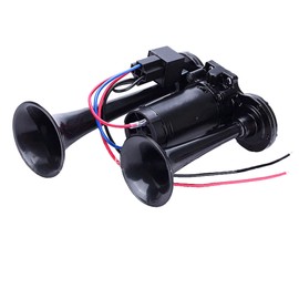 600DB Dual Trumpets, Super Loud Horns Kit with Compressor Universal for 12V Cars Motorcycles Trucks Trains Boats
