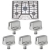 5 Pack AEZ73293801 Burner Control Knob Replacement,Compatible with LG Range/Stove