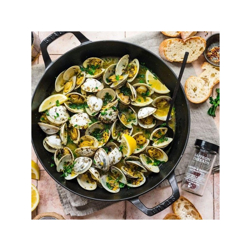 Morton & Bassett Saffron Threads, 0.01 oz – Non-GMO, Salt-Free,