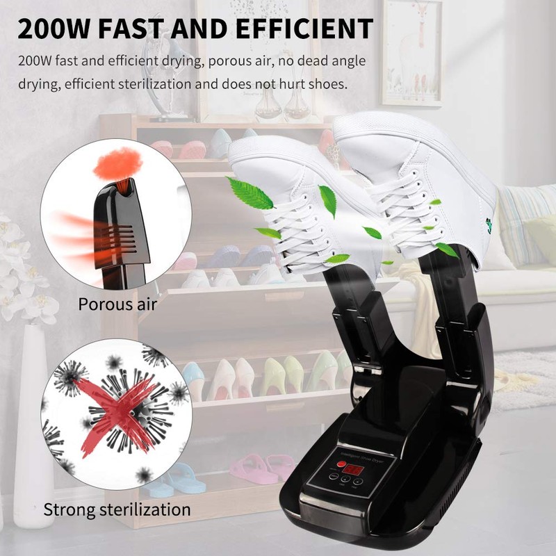 Upstartech Shoe Dryer Electric Boot Dryer Foot Warmer Intelligent Timing