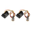 2 Pcs PC Fan Controller 3 Pin 4 Pin Fan
