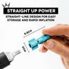 Peaty's CO2 Tyre Inflator Head Only - Unique Compact Straight